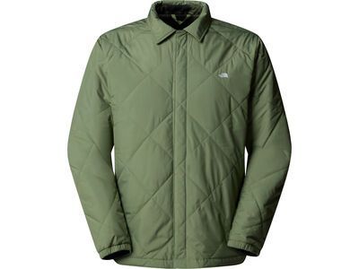 The North Face Men’s Afterburner Insulated Flannel, bark mist/tnf black shadow plaid