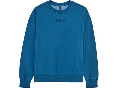 Fox Wordmark Oversized Fleece Crew twilight