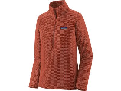 Patagonia Women's R1 Air Zip Neck burnished red