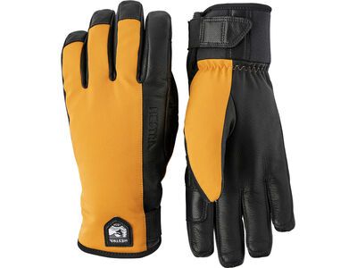 Hestra Flextron Motion Short 5 Finger mustard/black