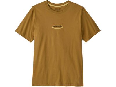 Patagonia Men's '95 Oval Logo T-Shirt, bobcat brown/sunshine - Bild 1