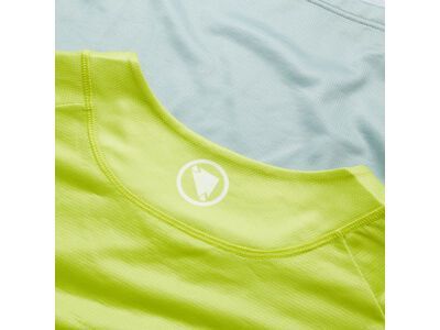 Endura Core Printed Printed T-Shirt (Langarm), lime green - Bild 5