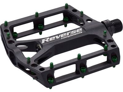Reverse Black One Pedals, black/green