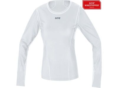 GOREWEAR M Gore Windstopper Base Layer Thermo Shirt Damen, light grey/white - Bild 1