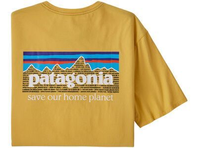 Patagonia Men's P-6 Mission Organic T-Shirt, surfboard yellow