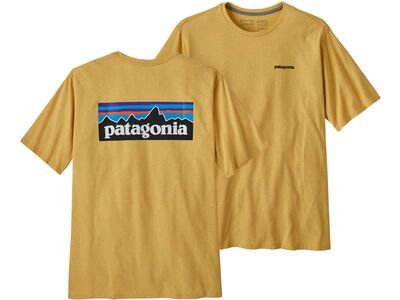 Patagonia Men's P-6 Logo Responsibili-Tee, surfboard yellow