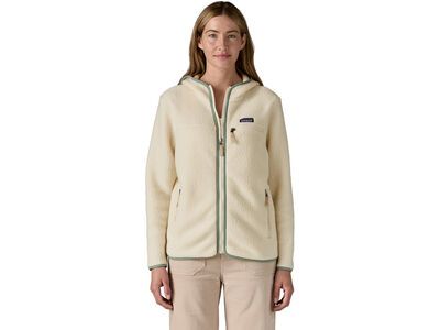 Patagonia Women's Retro Pile Hoody, natural w/ellwood green - Bild 2
