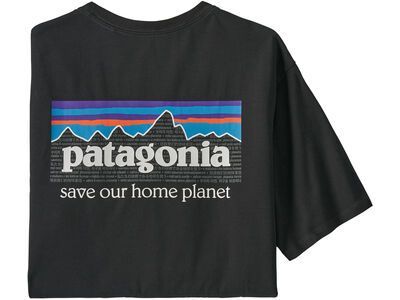 Patagonia Men's P-6 Mission Organic T-Shirt, ink black