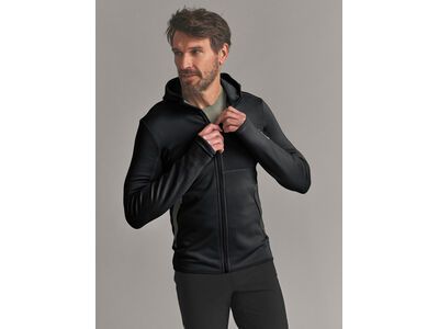 Ortovox Merino Fleece Hoody M, black raven - Bild 5
