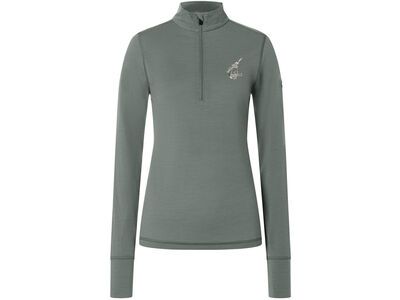 super.natural Tundra175 Zip 1/4 Bunny Damen, eucalyptus/various - Bild 1