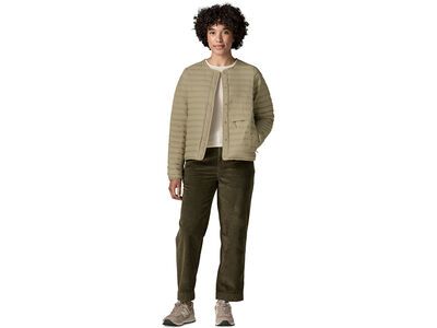 Patagonia Women's Lightweight Reversible Down Sweater Cardigan, weathered stone - Bild 11