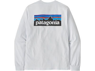 Patagonia Men's Long-Sleeved P-6 Logo Responsibili-Tee, white - Bild 3