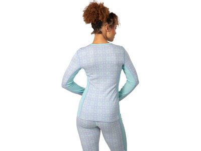 Kari Traa Rose Long Sleeve Baselayer, bright turquoise - Bild 4