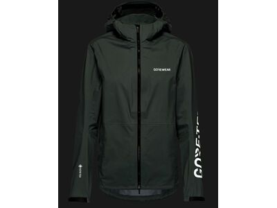 GOREWEAR Lupra 2.0 Gore-Tex Logo Kapuzenjacke Damen, slate green/spring green - Bild 4