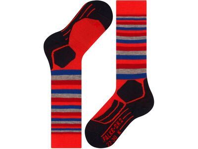 Falke SK2 Intermediate Stripes Kinder, samba orange - Bild 5