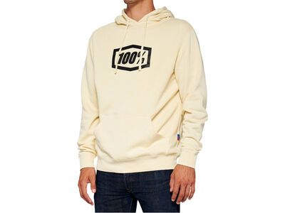 100% Icon Pullover Hoody, chalk