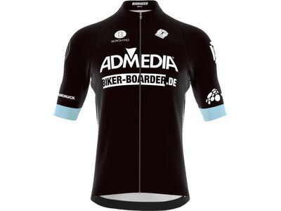 BIKER-BOARDER Bioracer Icon Classic Smooth Team Radtrikot Men black