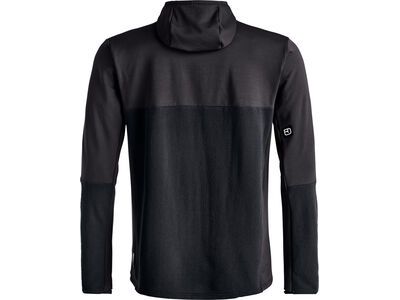Ortovox Merino Fleece Cord Hoodie M, black raven - Bild 2