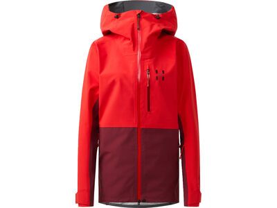 Haglöfs Alper Proof Jacket Women, tech red/carmine red