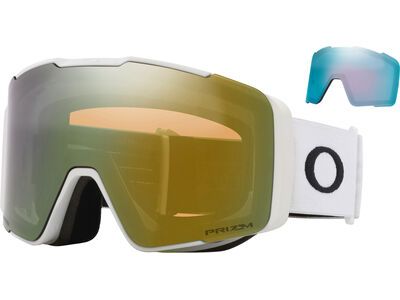 Oakley Line Miner Pro L, Prizm Sage Gold Iridium / matte white - Bild 5