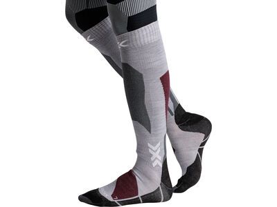 X-Bionic X-Socks Ski Discover Merino OTC, silver grey - Bild 3