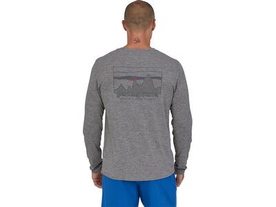 Patagonia Men's Long-Sleeved Capilene Cool Daily Graphic Shirt '73 Skyline, feather grey - Bild 4