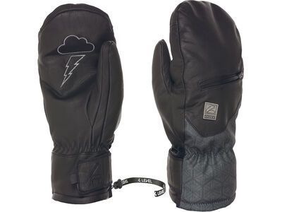 Level Pulsar Mitt, black