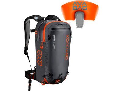 Ortovox Ascent 22 Avabag Kit, ohne Kartusche black anthracite