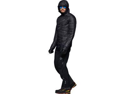 Norrona trollveggen down800 super light Hood M's, caviar black - Bild 6