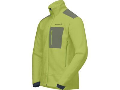 Norrona trollveggen warm3 Jacket M's, dark citron/deep lichen green - Bild 2