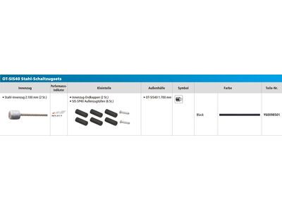 Shimano Schaltzug-Set Road Stahl - 2x 2.100 mm - Bild 4
