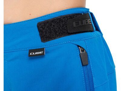 Cube MTB Baggy Short Rookie X Actionteam, blue - Bild 4