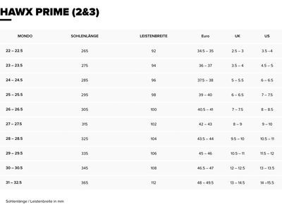 Atomic Hawx Prime 95 BOA W GW, black/aqua - Bild 5