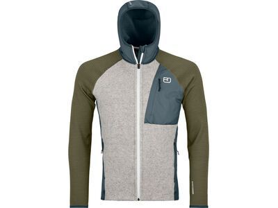 Ortovox Merino Fleece Grid Plus Classic Knit Hoody M, dark arctic grey