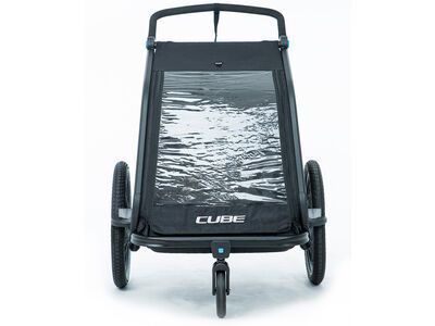 Cube Kinder Fahrradanhänger Double CMPT, black - Bild 3