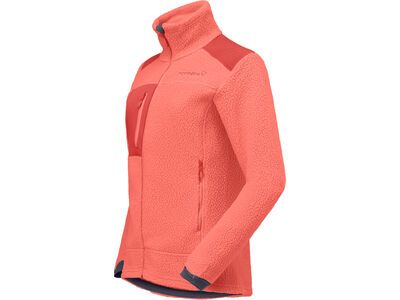 Norrona trollveggen warm3 Jacket W's, deep sea coral/baked apple - Bild 2