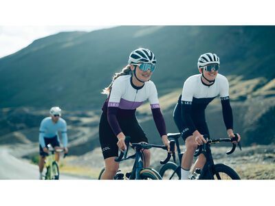 Le Col Womens Sport Tricolour Long Sleeve Jersey, purple/orchid/white - Bild 13