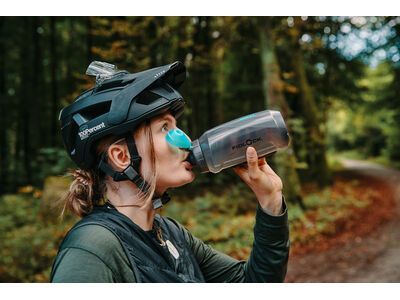 Fidlock Twist Bottle 750 Antibacterial + Bike Base, transparent black/light green - Bild 16