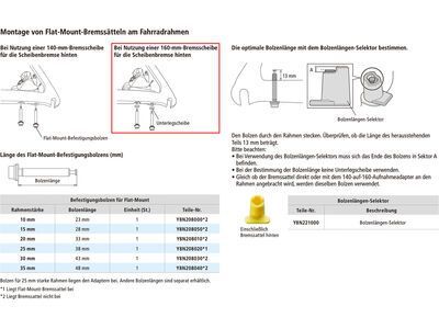 Shimano Scheibenbremsadapter für Flat Mount - hinten / 140 auf 160 mm - Bild 4