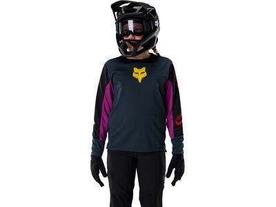 Fox Youth Defend LS Jersey Creation, galaxy blue - Bild 3