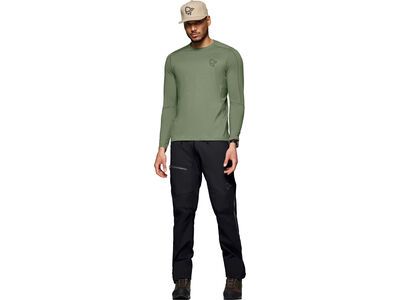 Norrona femund pureUll Long Sleeve M's, deep lichen green - Bild 4