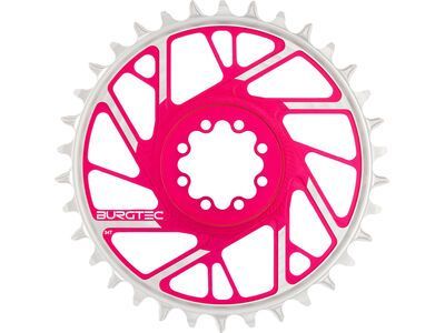 Burgtec 3 mm Offset Thick Thin Chainring SRAM 8-Bolt, toxic barbie pink - Bild 13