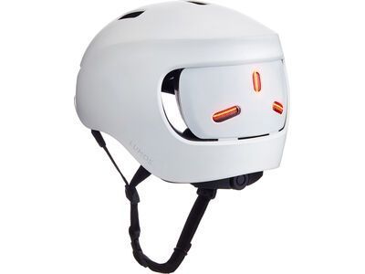 Lumos Street Helmet, jet white - Bild 4