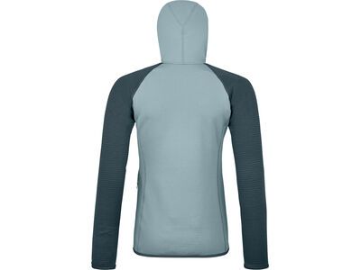 Ortovox Merino Fleece Grid Plus Classic Knit Hoody W, glacier grey - Bild 2