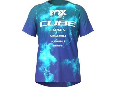 Cube MTB Trikot Rookie X Actionteam kurzarm blue´n´green