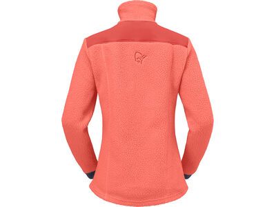 Norrona trollveggen warm3 Jacket W's, deep sea coral/baked apple - Bild 3