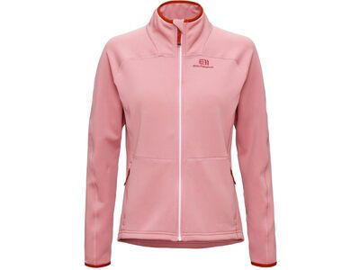 Elevenate Women's Skiers Fleece Zip, dark strawberry
