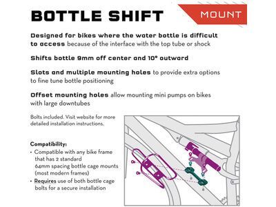 Wolf Tooth B-RAD Bottle Shift, black - Bild 2