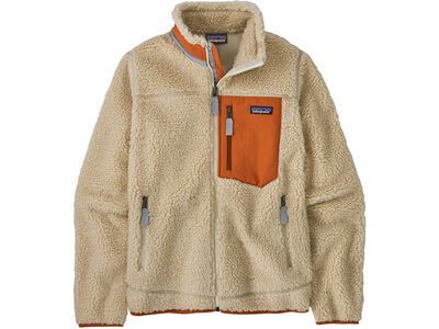 Patagonia Women's Classic Retro-X Jacket, dark natural w/redtail rust