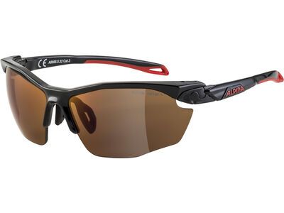 Alpina Twist Five HR Q-Lite Mirror Red, black red